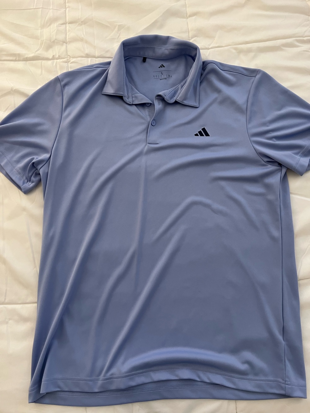 adidas Light Blue Men’s Polo Shirt